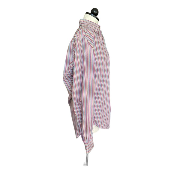 Zara Men's Striped Button Down Shirt Sz 16 - Picture 2 of 12